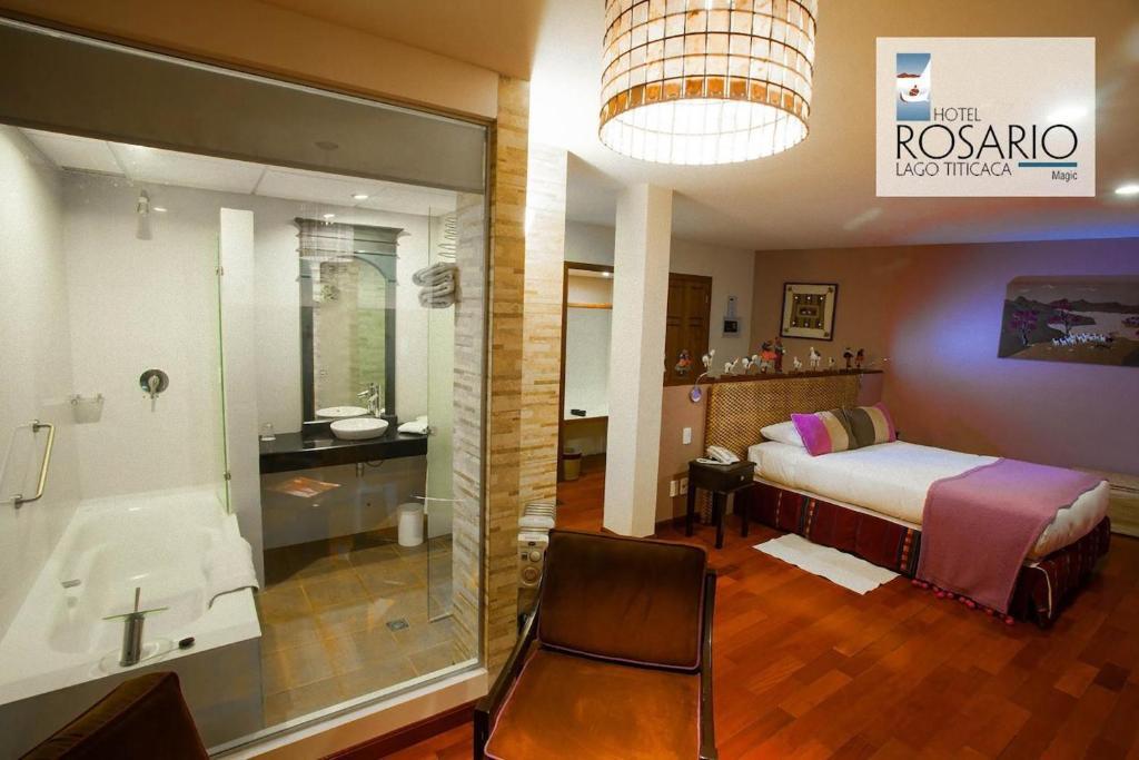 Hotel Rosario Lago Titicaca Copacabana  Værelse billede